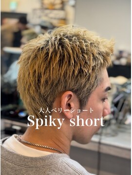 ザセカンドイーストサイドバーバーショップ(The Second EAST SIDE BARBER SHOP) スパイキーショート
