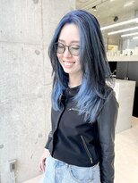 カケル(×.)&nbsp;アンブレラカラー/ローライト/ブルーアッシュ