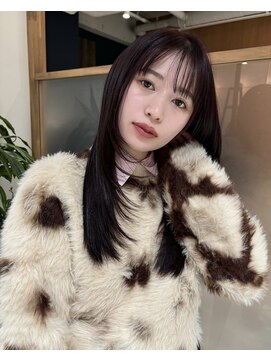 ラミエ バイ メルト 吉祥寺(lamie by melt) 小川/ブリーチなしレイヤーピンクラベンダーロングレイヤー