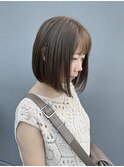 オリーブカラーでつくるナチュラル透明感