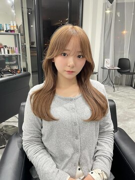 ジン(JIN) ハイトーンミルクティー☆ミルクティーベージュ☆久留米美容室☆