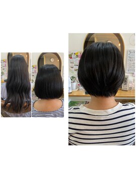 ノムラ理美容室 ショートボブ