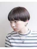 ベリーショート#マッシュ#黒髪ショート#ブリーチなし#浜松#浜北