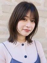 ガーデン 銀座(GARDEN)&nbsp;顔まわりレイヤー/ボブ/ココアベージュ/切りっぱなし/小顔/銀座