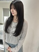 アジアエス 谷山 清和店(asia s)&nbsp;レイヤーカット＊暗髪カラー＊ダークグレー