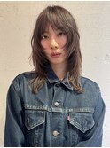 レイヤーカット　ハッシュカット　顔周りレイヤー