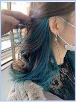 パレット 町田店(PALETTE)&nbsp;ターコイズインナーカラー　町田/JR町田駅