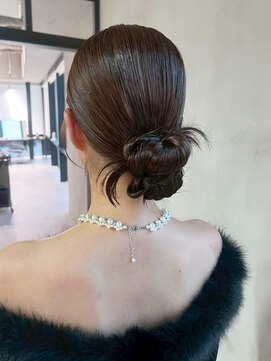 アルバム 銀座(ALBUM GINZA) おくれ毛ダークアッシュロング韓国ヘア_ba579003