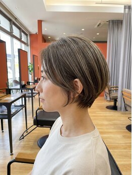 アンドファイン ヘアビューティー(&Fine hair beauty)の写真/【玉島】大人女性に圧倒的人気”脱白髪染めカラー”!年齢を重ねるごとに増える髪のお悩みもお任せ下さい♪