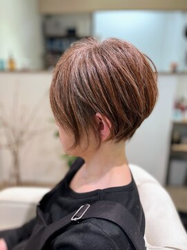 ハレニワ ブリーチなし白髪ぼかし