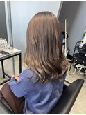 ブリーチなしベージュカラー