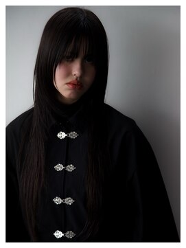 ヘアメイク エイト キリシマ(hair make No.8 kirishima) ロングウルフレイヤー×黒髪