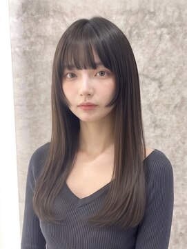 レンブラントヘアー(Lembrant HAIR) ナチュラルレイヤーカット×オリーブグレージュ
