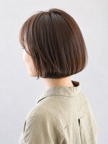 カノア(CANNOA.)&nbsp;内巻きミニボブ×チョコレートブラウン