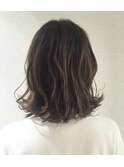 グレージュボブ×ハイライトナチュラルロブ