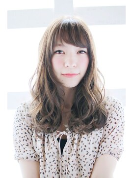 アウラ(Aula by marbles) 透けミックスカール/オリーブベージュ/オリーブグレージュ[横浜]