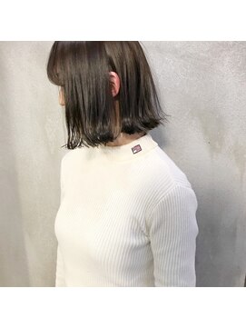 ミント(mint) ハイライトグレージュ&ボブ