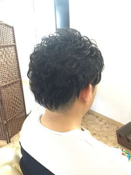 リアン(Lien) ☆ツーブロック&パーマで骨格補正スタイル☆