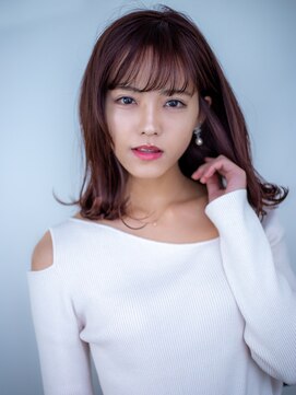 オースト ヘアー ステラ 新宿店(Aust hair Stella) 外ハネスリークボブ☆大人可愛いピンクグレージュ　K