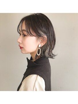 ハル ヘアスタジオ(haRu hair studio) インナーカラーを入れたボブスタイル