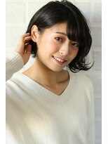 ブリーチ ラボ エーアイ 原宿店(BLEACH LABO Ai)&nbsp;20代30代40代50代 色っぽふんわりショートの重軽ウェーブヘア♪