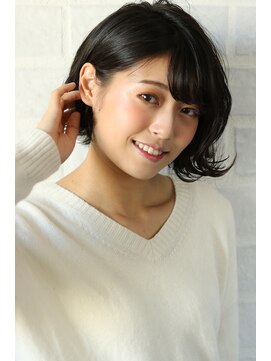 ブリーチ ラボ エーアイ 原宿店(BLEACH LABO Ai) 20代30代40代50代 色っぽふんわりショートの重軽ウェーブヘア♪