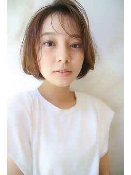 ブーケ(BOUQUET) あご上ラインボブ　ゆるゆるくずし　若見えボブ