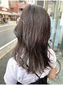 【VANESSA 鶴見】ダークグレージュイルミナカラー×ゆるパーマ