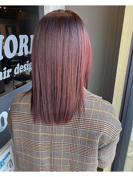 フィオーレ ヘアデザイン(FIORE hair design) ワインレッド/ダブルカラー