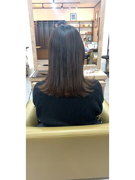 ヘアーサロン ハイプ(HYPE) ミディアムボブ×ポイントカラー