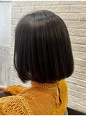 美フォルム　丸みのある重めボブ/ おさまるボブ