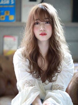 エイチ(H eitf) 【Hエイチ原宿/tatsuya】外国人風ヘルシーロング『グレージュ』