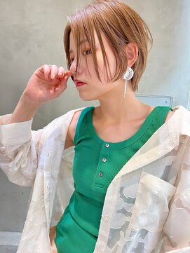 エイミー(Aimee) Aimee町田　シースルーバング×ライトブラウン