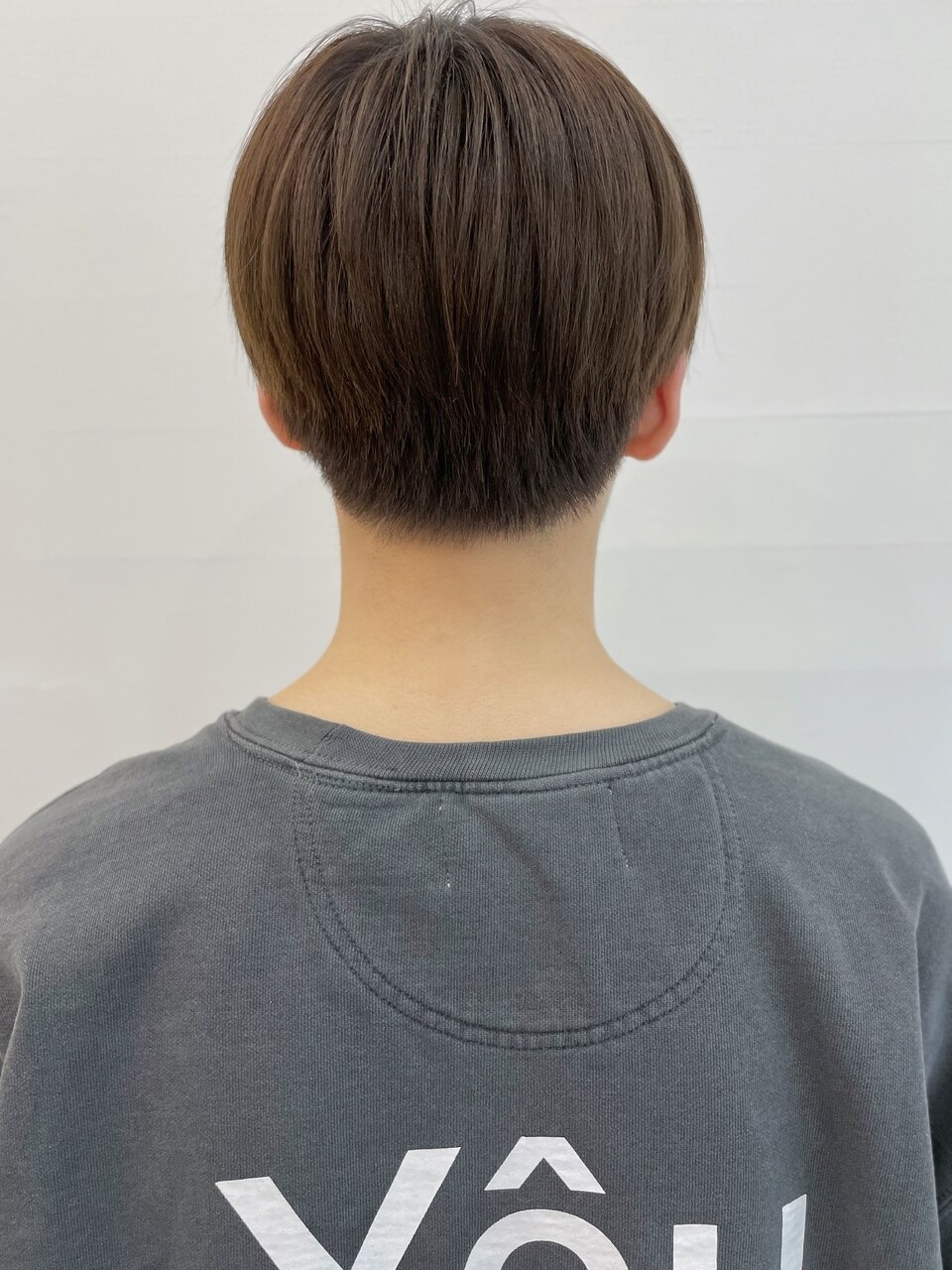 ワックス無しナチュラルスリークマッシュショート韓国マッシュ