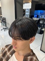 アイズ 海老名(AIZU) シースルーセンターパート ニュアンスパーマ 韓国スタイル