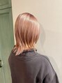 ヘアサロン ナノ(hair salon nano) ピンクベージュカラー×ショートウルフ