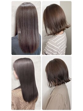 美容室フルール 20代30代40代髪質改善トリートメント艶感ストレート透明感