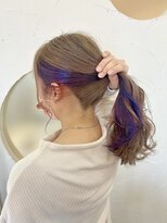 ヘアメイク シンズ レインボー(Hair Make SHIN'S RAINBOW)&nbsp;インナーカラー/パープルインナー/デザインカラー/高松