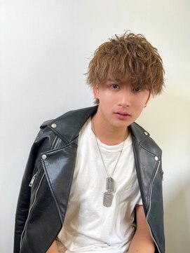 バース 河原町店(BIRTH) 無造作パーマメンズパーママッシュパーマミルクティアッシュ