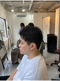 MEN’S HAIR カルマパーマダークアッシュ