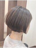 前下がりショートボブ