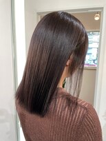 ビビバイベル(BiVi by BHEL)&nbsp;三重桑名韓国レイヤーカット顔周りレイヤーボブベージュカラー