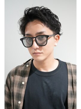 グラシアス(gracias) メンズカット韓国マッシュニュアンスパーマダークアッシュ1203