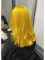 シエンゴールド(CIEN gold)&nbsp;イエローカラー/黄色/#浜松駅#カラー#ブリーチ#レイヤーカット