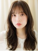 韓国風巻きレイヤーカット小顔フェミニンロングZ上尾20代30代