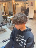 フワッとツイストスパイラル【メンズパーマ】