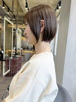 ロンド エメ 柏(Lond aimer)&nbsp;イメチェンショート×外ハネボブ×美髪×ワイドバング/柏