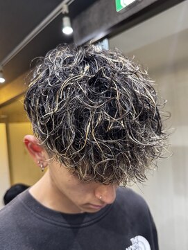 ライズ 新小岩店(RISE) スペインカール/金メッシュ/ゆるめスペインカール