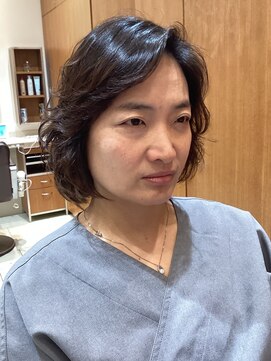 ピークアブー アヴェダ アトレ恵比寿(PEEK-A-BOO AVEDA) レイヤーボブパーマスタイル