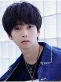 シースルーナチュラル束感ドライラウンドマッシュ